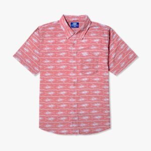 Boatbar SS Button Down Shirt | Soft Coral