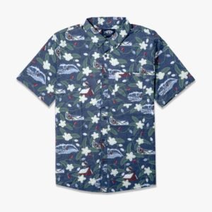 Boatbar SS Button Down Shirt | Midnight