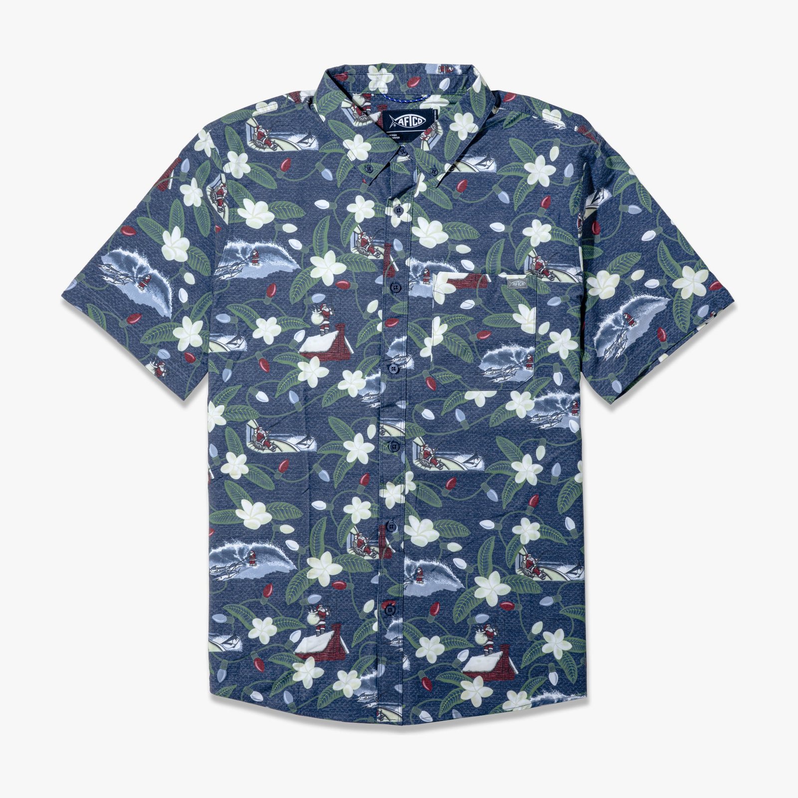 Boatbar SS Button Down Shirt | Midnight